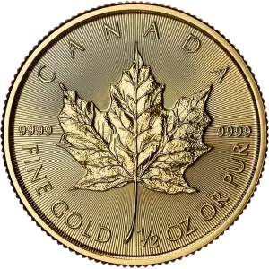  1/2 oz Gold Coin - Maple Leaf - 2025 (2)
