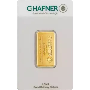10g Gold Bar - C.Hafner  