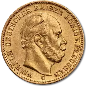 20 Mark Emperor Wilhelm I Prussia - Gold -1871-1888