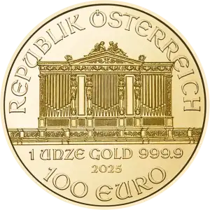  1oz Gold Coin - Vienna Philharmonic - 2025