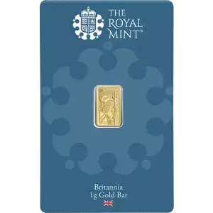 1g Gold Bar - Britannia Royal Mint