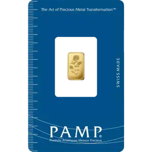 2.5g Gold Bar - PAMP Rose  (2)