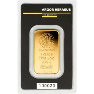 1oz Gold Bar - Argor-Heraeus  (2)