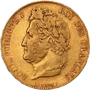 20 Franc Louis Philippe I - Gold - 1830-1848 (2)