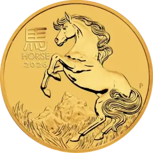 1/4oz Gold Coin - Lunar Series III: Year of the Horse - 2026 (2)