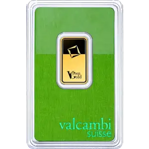 10g Gold Bar - Valcambi -  Green Gold (2)