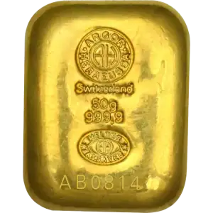 50g Gold Bar -  Argor-Heraeus - Casted (2)