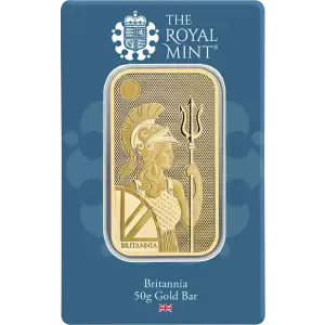 50g Gold Bar -  Britannia -  Royal Mint (2)