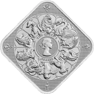 1 oz Silver Bar Queen's Beast Completer - The Royal Mint