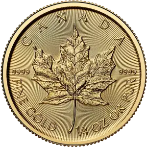 1/4oz Gold Coin - Maple Leaf - 2026 (2)