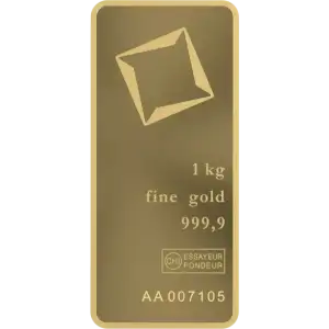 1 Kilo Gold Bar - Valcambi - Minted