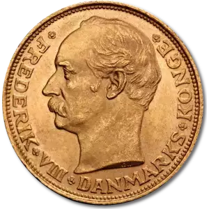 20 Kroner Frederik VIII Denmark - Gold - 1908-1912