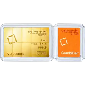 1/10oz x 10 CombiBar® - Gold - Valcambi
