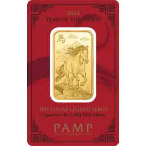 1oz Gold Bar - PAMP - Year of the Horse (1000 miles) (3)