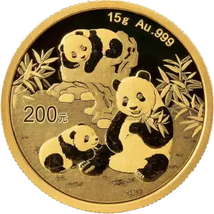 15g Gold Coin - China Panda - 2025 (2)
