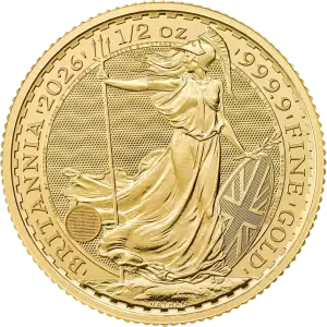 1/2oz Gold Coin - Britannia - 2026