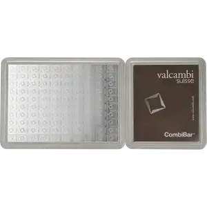 100 x 1g Silver CombiBar® - Valcambi