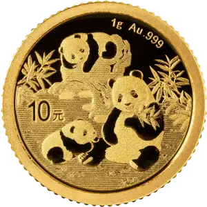 1g Gold Coin - China Panda - 2025