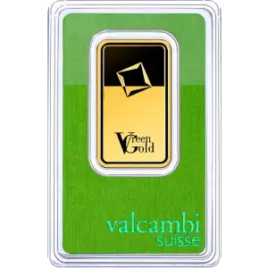 1 oz Gold Bar - Valcambi - Green Gold [DUPLICATE for #554835]