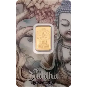 5g Gold Bar -PAMP - Lucky Buddha