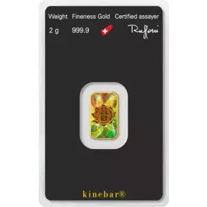 2g Gold Bar - Argor-Heraeus - Kinebar