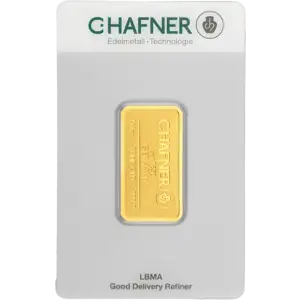 1/2 oz Gold Bar - C.Hafner