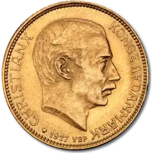 20 Kroner Christian X Denmark - Gold - 1913-1917