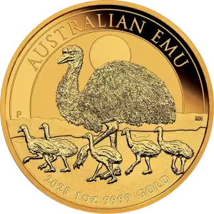 1 oz Gold Coin - Emu Perth Mint - 2025 (3)
