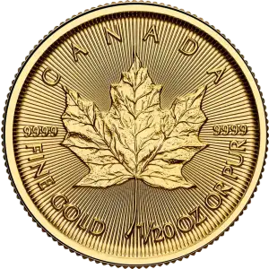 1/20oz Gold Coin - Maple Leaf - 2026 (2)