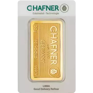 50g Gold Bar - C.Hafner  