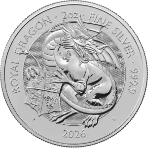 2oz Silver Coin -  Tudor Beasts Royal Dragon - 2026