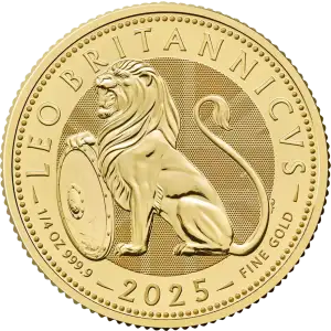 1/4 oz Gold Coin - The British Lion -2025