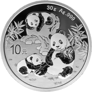 30g Silver Coin - China Panda -  2025 (2)
