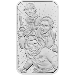 1 oz Silver Bar -  Star Wars Light Side - The Royal Mint 