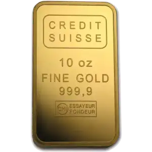 10 oz Gold Bar - Credit Suisse