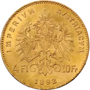 4 Florin 10 Francs - Gold -New Edition