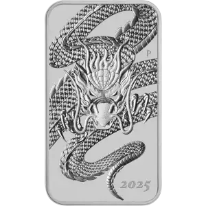 1 oz Silver Coin - Dragon Rectangular - 2025 (2)