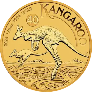 1/2oz Gold Coin - Kangaroo - 2026 (3)